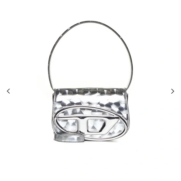 Diesel 1DR Strobe Silver Women's Bag - Picture 4 of 5